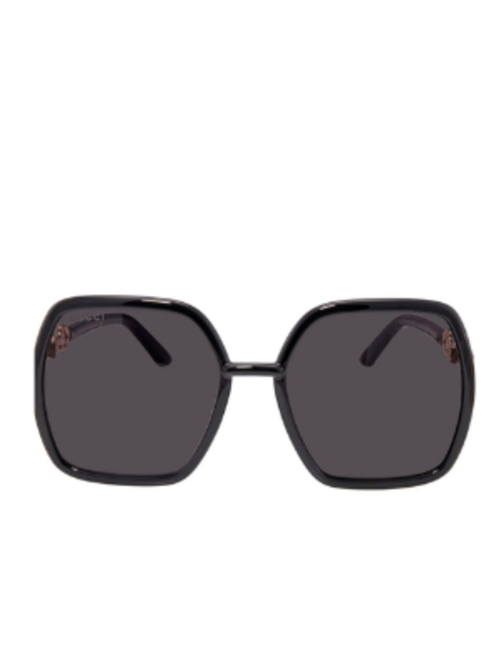 New Gucci Women Sunglasses GG0890S 001 Black Gold Grey Original Authentic